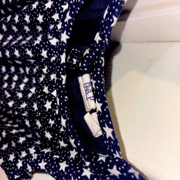 Gap Girls Size 5 Blue And White Romper - Picture 4 of 8